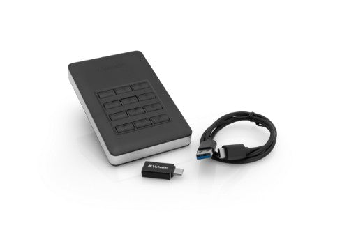 Verbatim Store 'n' Go Secure Portable HDD with Keypad Access 2TB