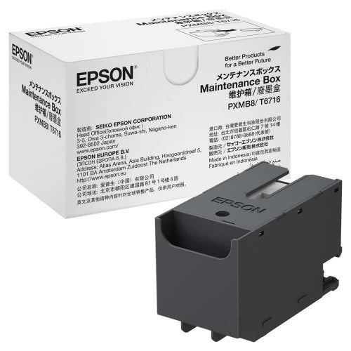 Epson C13T671600/T6716 Ink waste box, 50K pages 19.9ml for Epson WF-C 5210/529R/5290/M 5299