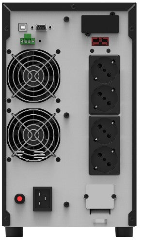 PowerWalker VFI 3000 AT uninterruptible power supply (UPS) Double-conversion (Online) 3 kVA 2700 W 4 AC outlet(s)