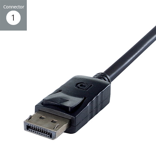 connektgear DisplayPort to HDMI Active Adapter - Male to Female (DP Source)