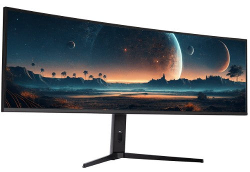 Electriq EIQ-495KCSUW144IPS computer monitor 124.5 cm (49") 5120 x 1440 pixels Dual QHD LED Black