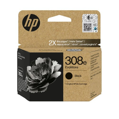 HP 7FP22UE/308E Printhead cartridge black Evomore, 320 pages ISO/IEC 24711 for HP Envy 6100
