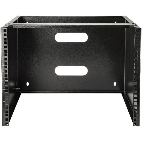 StarTech.com 8U Wall Mount Network Rack - 14 Inch Deep (Low Profile) - 19" Patch Panel Bracket for Shallow Server and IT Equipment, Network Switches - 80lbs/36kg Weight Capacity, Black