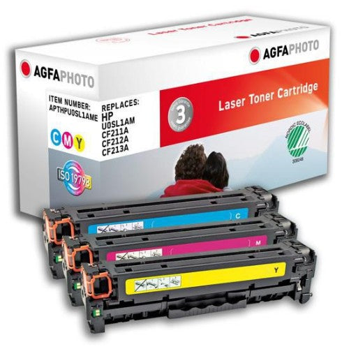 AgfaPhoto APTHPU0SL1AME toner cartridge 3 pc(s) Cyan, Magenta, Yellow