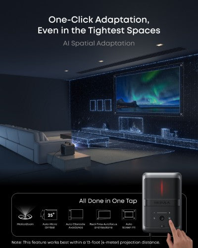 Nebula D23512F1 data projector Standard throw projector 3200 ANSI lumens 4K (4096x2400) Black, Red