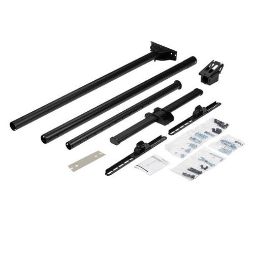 StarTech.com TV Ceiling Mount - Full-Motion Universal Hanging Single Screen Mount with Adjustable Telescopic Long Pole - Tilt / Swivel - VESA Bracket for 32”-75" Displays
