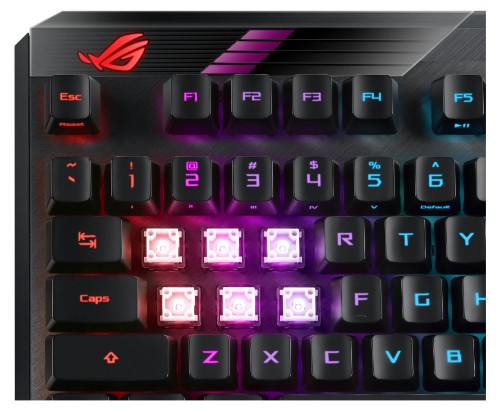ASUS ROG CLAYMORE II keyboard Gaming RF Wireless + USB Black