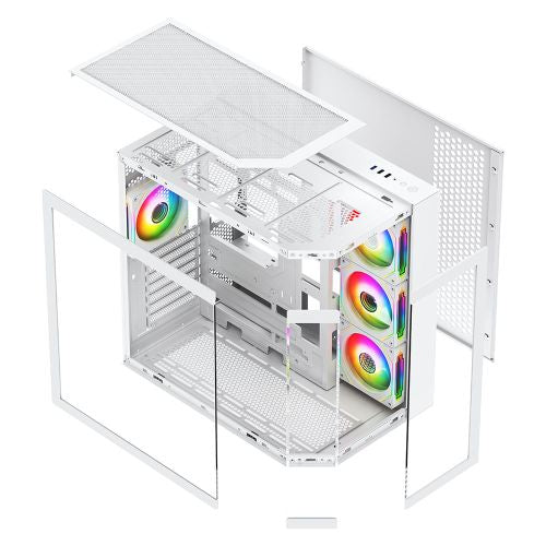 VIDA Edge White ATX Tower