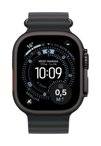 Apple 49mm Black Ocean Band - Black Titanium Finish