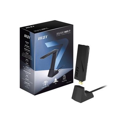 MSI BE6500 WiFi7 USB Stick - Dongle WLAN 2880 Mbit/s