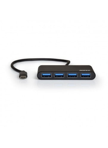 Port Designs 900123 interface hub USB 3.2 Gen 1 (3.1 Gen 1) Type-C 5000 Mbit/s Black
