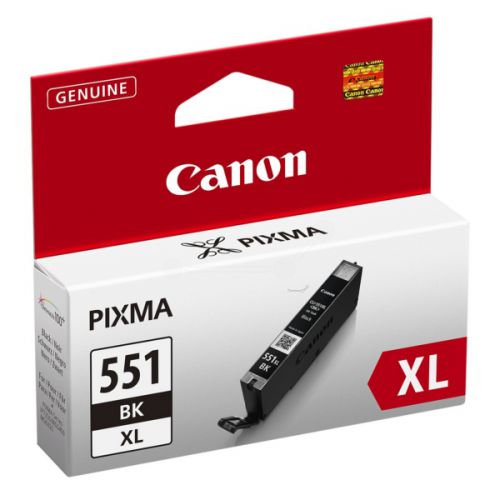 Canon 6443B001/CLI-551BKXL Ink cartridge black high-capacity, 5.53K pages ISO/IEC 24711 1130 Photos 11ml for Canon Pixma IP 8700/IX 6850/MG 5450/MG 6350/MX 725