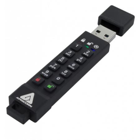 Apricorn 64GB Aegis Secure Key 3z USB flash drive USB Type-A 3.2 Gen 1 (3.1 Gen 1) Black