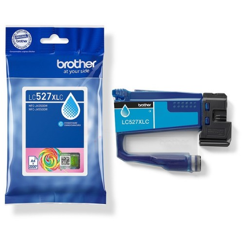 Brother LC-527XLC Ink cartridge cyan high-capacity, 2K pages ISO/IEC 19752 for Brother MFC-J 4350
