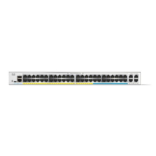 Cisco Catalyst C1300-48MGP-4X network switch Managed L2/L3 Gigabit Ethernet (10/100/1000) Power over Ethernet (PoE) Grey