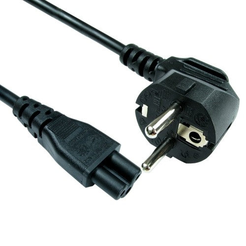 Cables Direct RB-292WH power cable Black 2 m Power plug type E+F C5 coupler