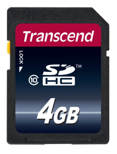 Transcend SD Card SDXC/SDHC Class 10 4GB