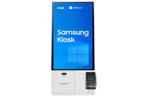 Samsung KM24C-5 Kiosk design 61 cm (24") LED 250 cd/m² Full HD White Touchscreen Built-in processor Windows 10 IoT Enterprise 16/7