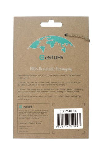 eSTUFF ES67140004 mobile phone case 17 cm (6.7") Cover Transparent