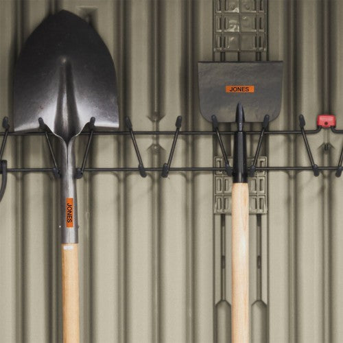 Dymo 1978367 DirectLabel-etikettes black on orange Vinyl 12mm x 5,5mm for Dymo D1 6-12mm/19mm/24mm/9-12mm/9-19mm