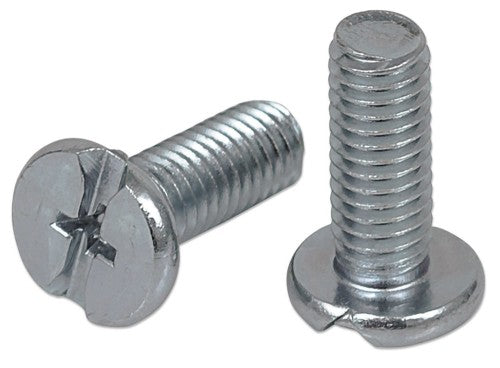 Intellinet Cage Nut Set (20 Pack), M6 Nuts, Bolts and Washers, Suitable for Network Cabinets/Server Racks, Plastic Storage Jar, Lifetime Warranty