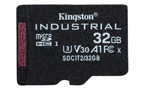 Kingston Technology 32GB microSDHC Industrial C10 A1 pSLC Card + SD Adapter