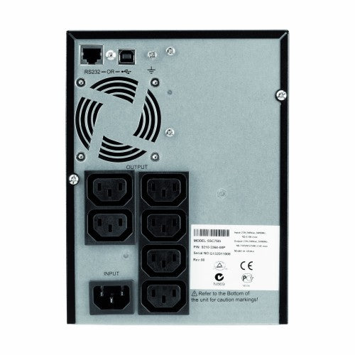 Eaton 5SC750IBS uninterruptible power supply (UPS) Line-Interactive 0.75 kVA 525 W 6 AC outlet(s)