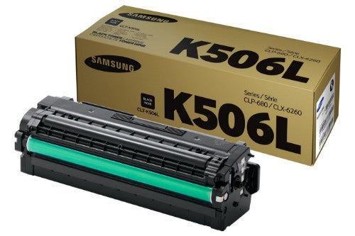 Samsung CLT-K506L/ELS/K506L Toner cartridge black high-capacity, 6K pages ISO/IEC 19752 for Samsung CLP-680