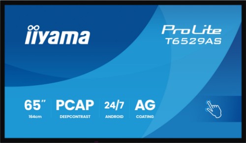 iiyama 65" All-in-One PCAP Interactive Display for Smart Collaboration Spaces