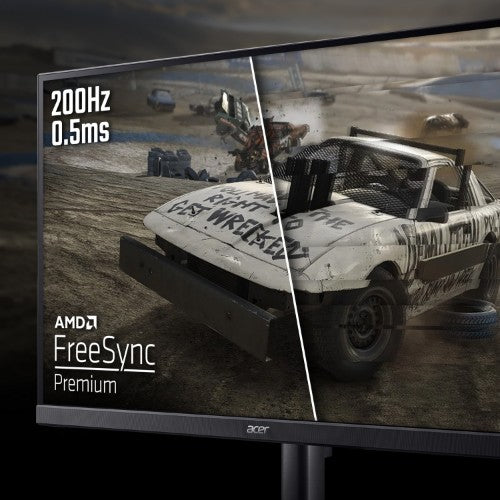 Acer KG1 Nitro KG241YX3 - 23.8" Full HD (1920x1080), 200Hz, 0.5ms, ZeroFrame, HDR10, FreeSync Premium Gaming Monitor