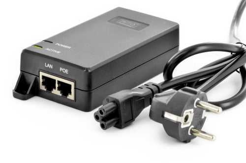 Digitus Gigabit Ethernet PoE+ injector, 802.3at, 30 W