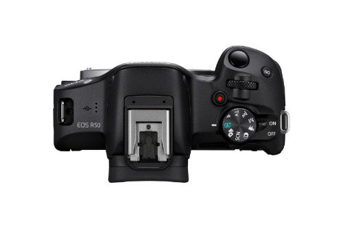 Canon EOS R50, Black + RF-S 18-45mm F4.5-6.3 IS STM Kit