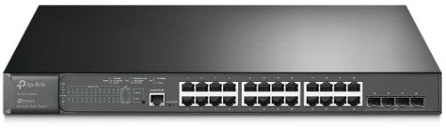 TP-Link JetStream 28-Port Gigabit L2 Managed Switch with 24-Port PoE+