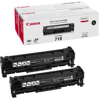 Canon 2662B005/718BKVP Toner cartridge black twin pack, 2x3.4K pages ISO/IEC 19798 Pack=2 for Canon LBP-7200