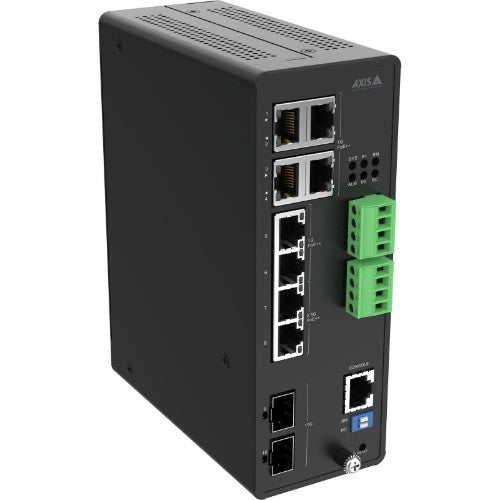 Axis 02621-001 network switch Managed 10G Ethernet (100/1000/10000) Power over Ethernet (PoE) Black