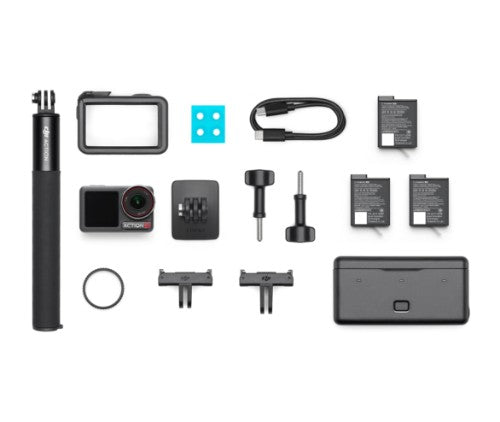 DJI Osmo Action 5 Pro Adventure Combo action sports camera 40 MP 4K Ultra HD CMOS 25.4 / 1.3 mm (1 / 1.3") Wi-Fi 701 g