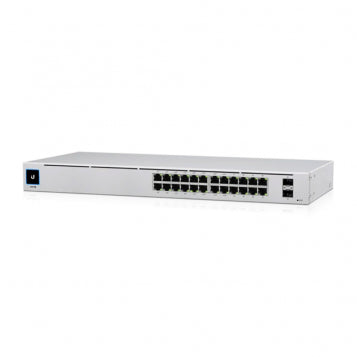 Ubiquiti UniFi 24-Port PoE Managed L2/L3 Gigabit Ethernet (10/100/1000) Power over Ethernet (PoE) 1U Silver