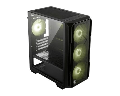 MSI MAG FORGE M120R AIRFLOW computer case Mini Tower Black, Transparent