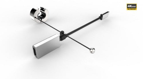 Vivolink PROADRING4S video cable adapter USB Type-C HDMI Black