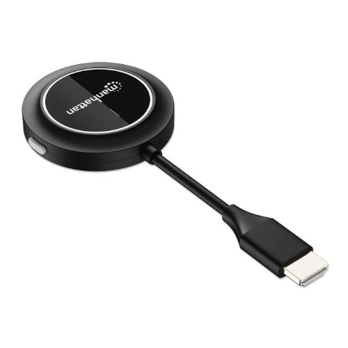 Manhattan 1080p Wireless HDMI Display Adapter with HDMI Transmitter, Dongle Wirelessly Displays a Video Signal from an HDMI Device on an HDMI TV or Projector, Requires Receiver from #208420 Wireless HDMI Presentation Kit, Black