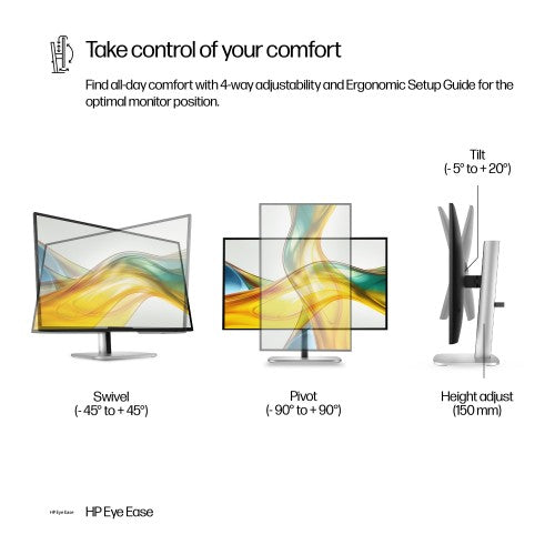 HP Series 5 Pro 27 inch QHD Monitor - 527pq PVC Free