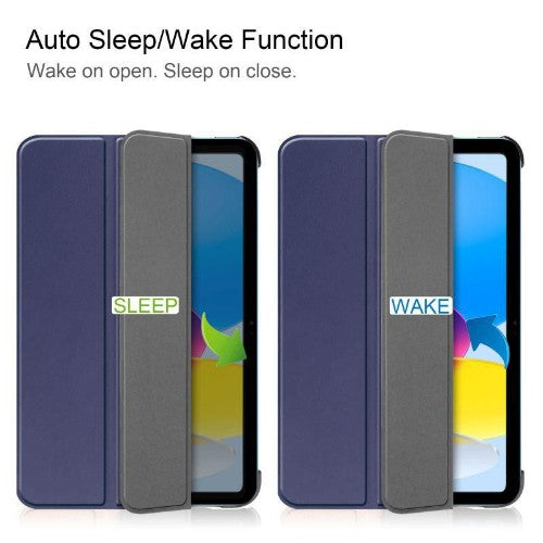 CoreParts TABX-IP10-COVER2 tablet case 27.7 cm (10.9") Flip case Blue