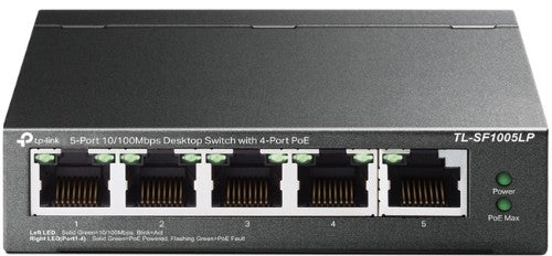 TP-Link 5-Port 10/100Mbps Desktop Switch with 4-Port PoE