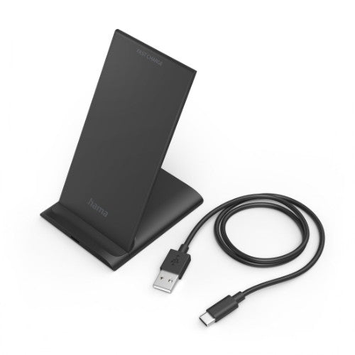 Hama QI-FC10S Smartphone Black USB Wireless charging Fast charging Indoor