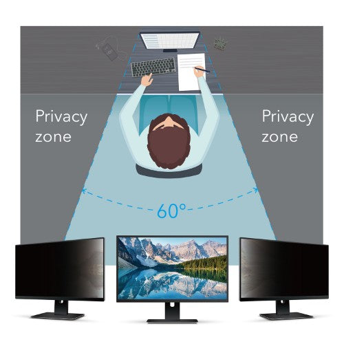 V7 ScreenSentry 34" Privacy Filter for Widescreen Monitors - 21:9 Aspect Ratio Facebook Twitter LinkedIn Email