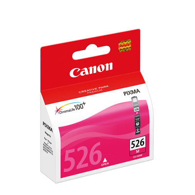 Canon 4542B001/CLI-526M Ink cartridge magenta, 520 pages ISO/IEC 24711 9ml for Canon Pixma IP 4850/MG 5350/MG 6150/MG 6250/MX 885