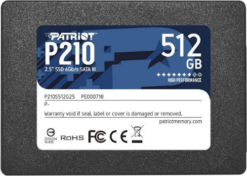 Patriot Memory P210 512 GB 2.5" Serial ATA III