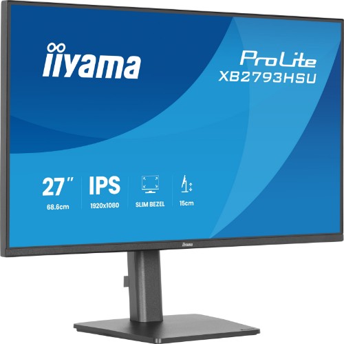 iiyama ProLite XB2793HSU-B1 computer monitor 68.6 cm (27") 1920 x 1080 pixels Full HD LED Black