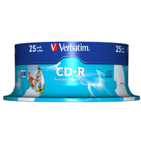 Verbatim CD-R AZO Wide Inkjet Printable 700 MB 52x 25 pc(s)