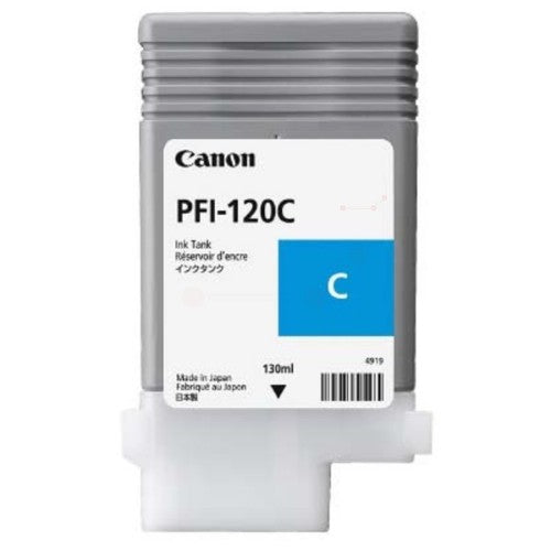 Canon 2886C001/PFI-120C Ink cartridge cyan 130ml for Canon IPF GP-200/TM-200/TM-255